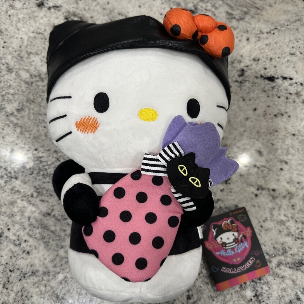Kidrobot X Sanrio Hello Kitty Halloween Robber 13 Inch Plush NWT